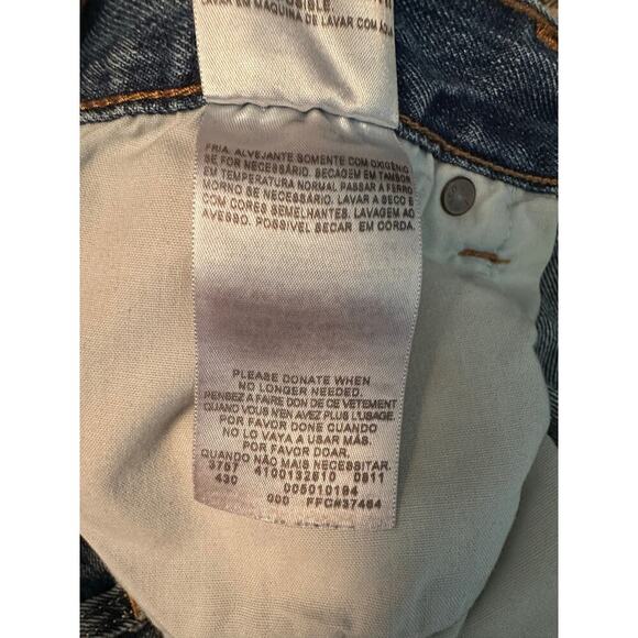 Levi’s 501 Button Fly Jeans 38x32 | Straight Fit Vintage Blue Denim Pants - Picture 5 of 9